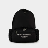 Backpack - Dolce & Gabbana - Black - Nylon
