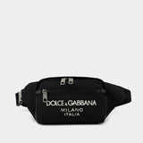 Belt Bag - Dolce & Gabbana - Black - Nylon