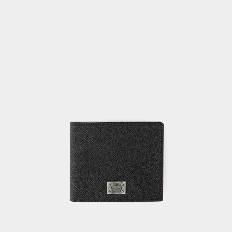 Bifold Wallet - Dolce & Gabbana -  Black - Leather
