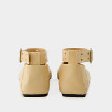 Ballet Sandals - Jil Sander - Leather - Beige