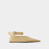 Ballet Sandals - Jil Sander - Leather - Beige