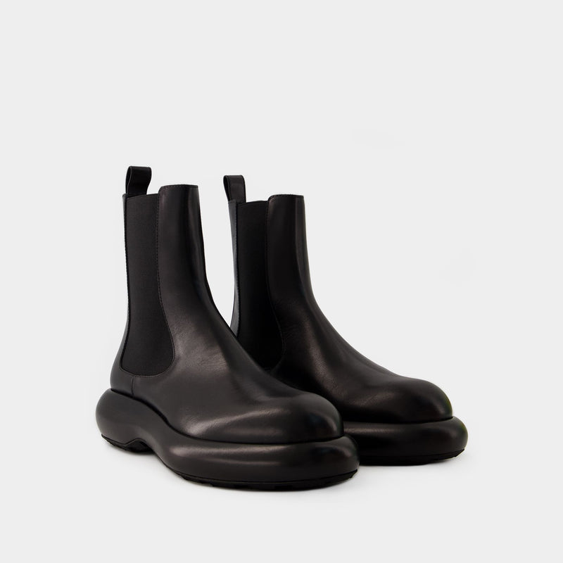 Ankle Boots Jil Sander Leather Black