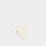 Heart Pouch - Jil Sander - Leather - Beige