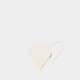 Heart Pouch - Jil Sander - Leather - Beige