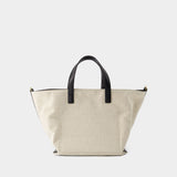 Wander Square Bag - Jil Sander - Fabric - Beige