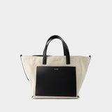 Wander Square Bag - Jil Sander - Fabric - Beige