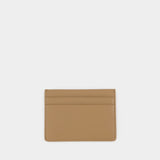 Card Holder - Jil Sander - Leather - Beige