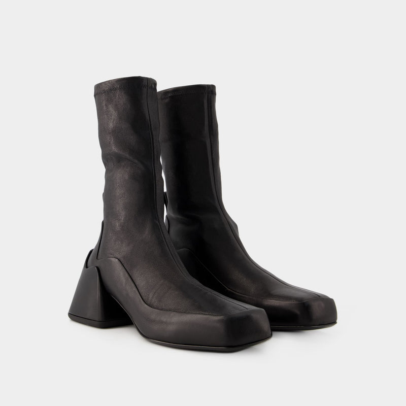 Ankle Boots - Jil Sander - Leather - Black