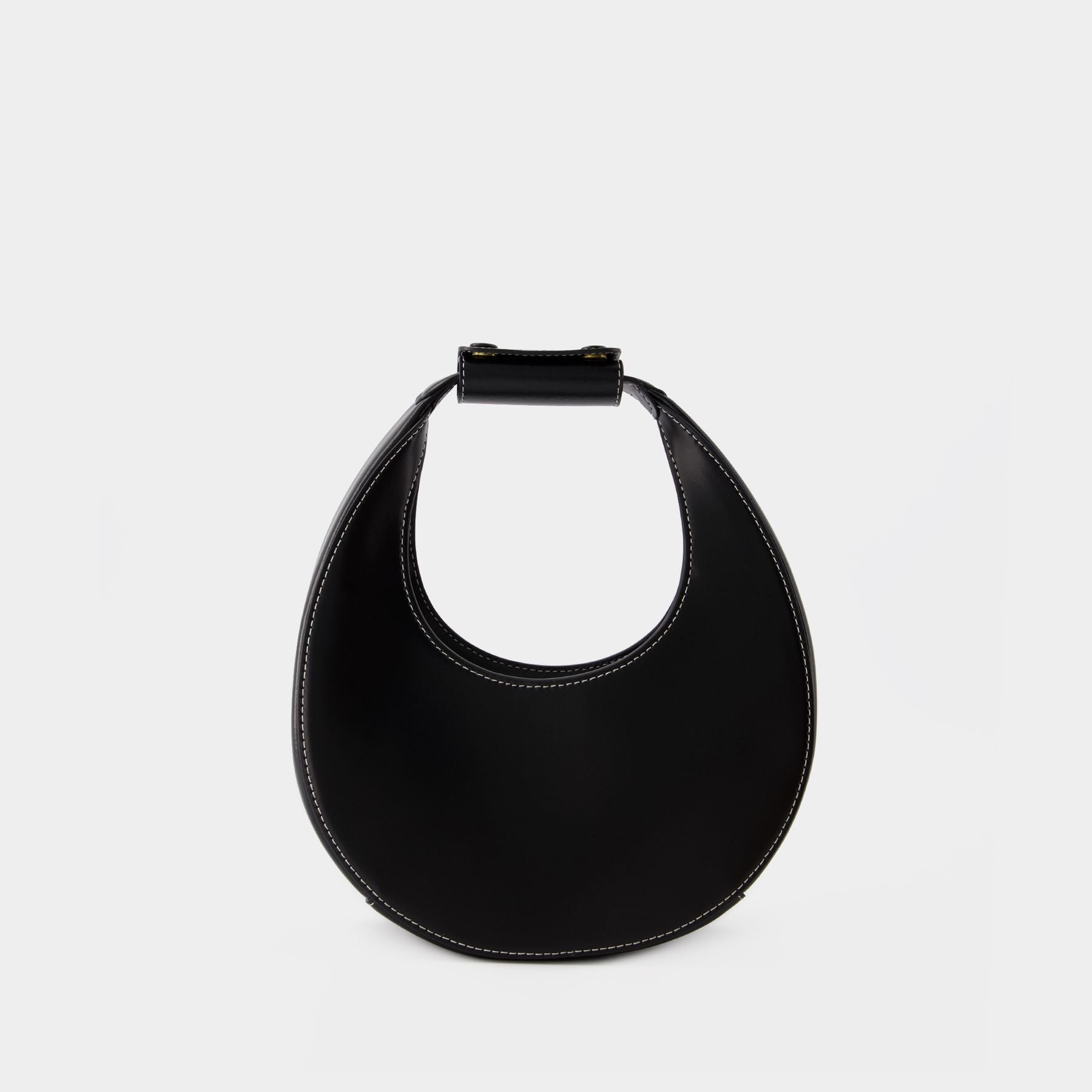 STAUD*シグネチャーアイテム☆ムーンメタリックトートバッグ MOON BAG SADDLE