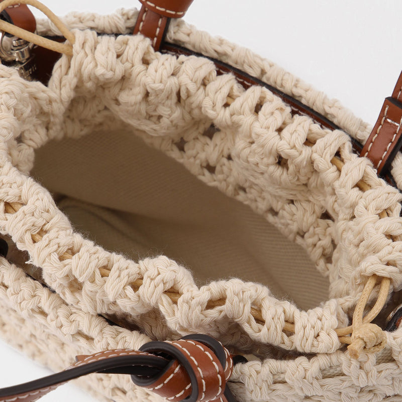 Crochet Ria Bag in Cream