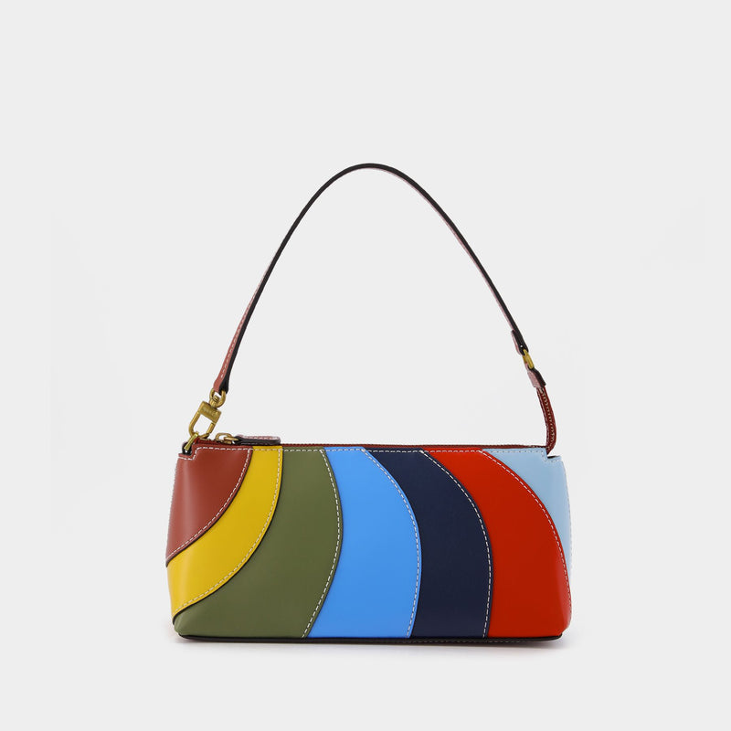 Riviera Kaia Shoulder Bag in Rainbow Leather