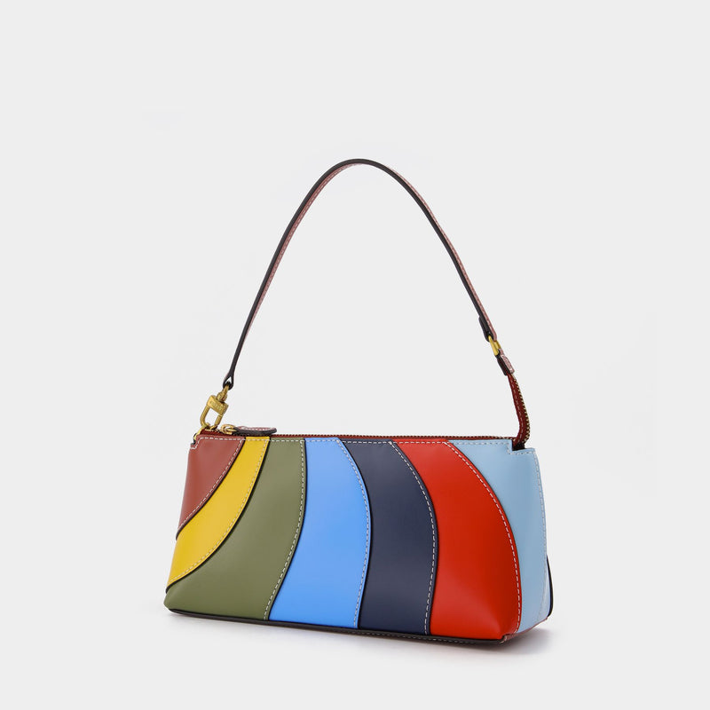 Riviera Kaia Shoulder Bag in Rainbow Leather
