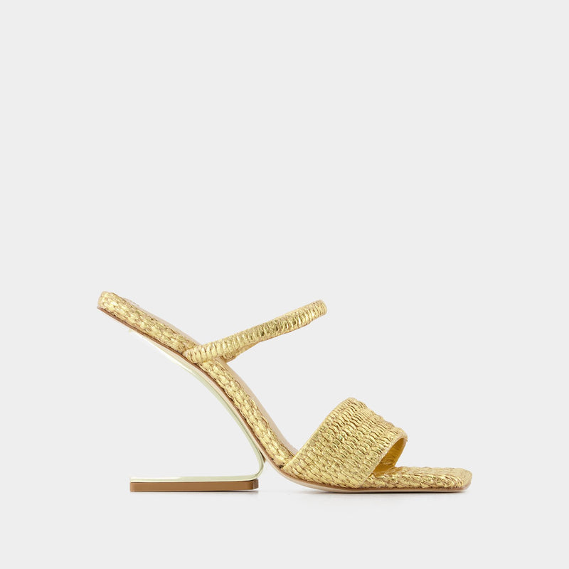 Rene  Sandals - Cult Gaia - Gold - Leather