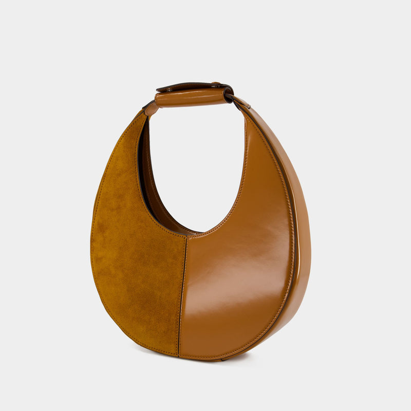 Moon Split Crossbody - Staud - Leather - Tobacco