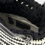 Crochet Ria  Hobo Bag - Staud - Swirl - Leather