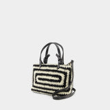 Crochet Ria  Hobo Bag - Staud - Swirl - Leather