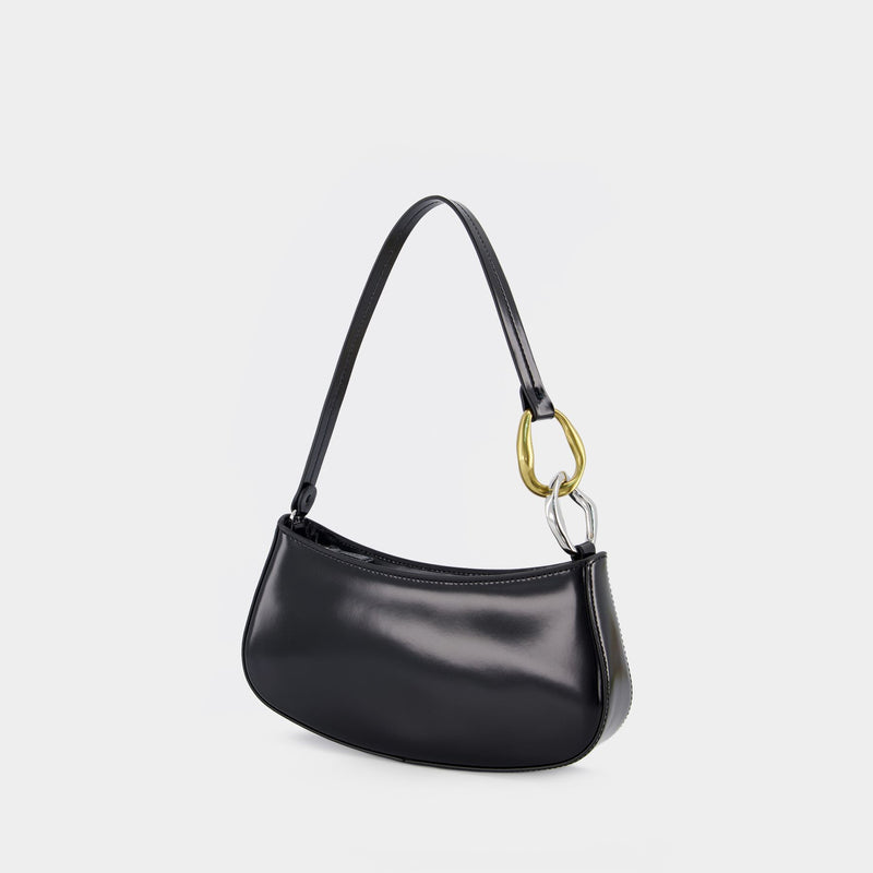 Ollie  Hobo Bag - Staud - Black - Leather