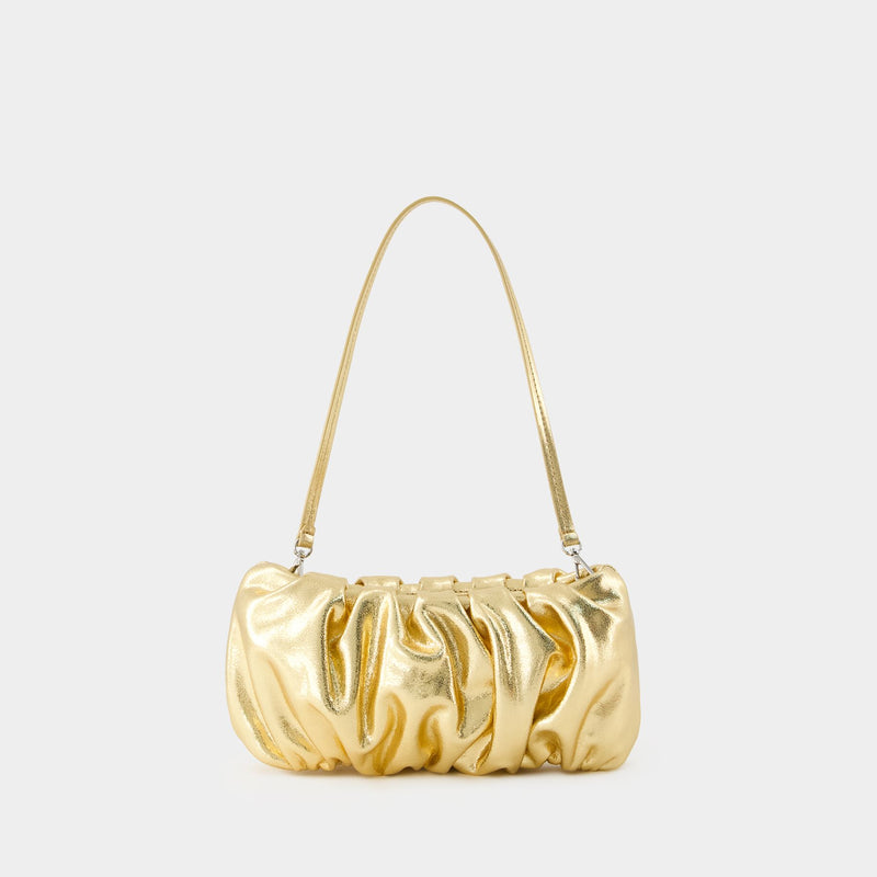 Bean Convertible Shoulder Bag - Staud - Leather - Gold