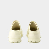 Traktori Slides - Camper - Leather - White