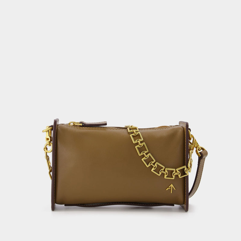 Mini Carmen Bag in Brown Leather