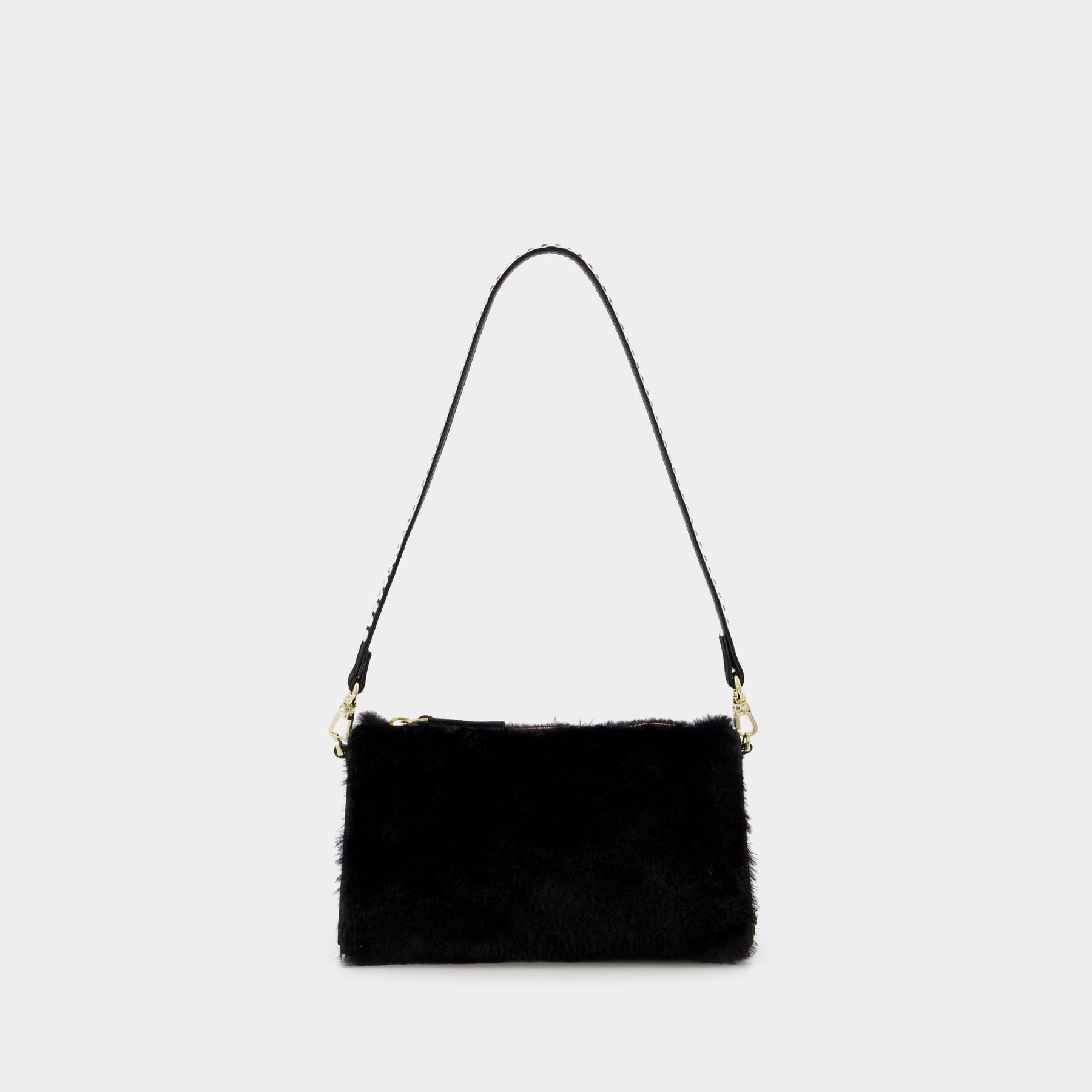 ショルダーバッグ・ポシェット Mini Curve Hobo Bag - Manu Atelier - Grey/Black - Denim Mini Curve Hobo Bag - Manu Atelier - Grey/Black - Denim