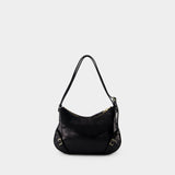 Hera Hobo Bag - Manu Atelier - Leather - Black