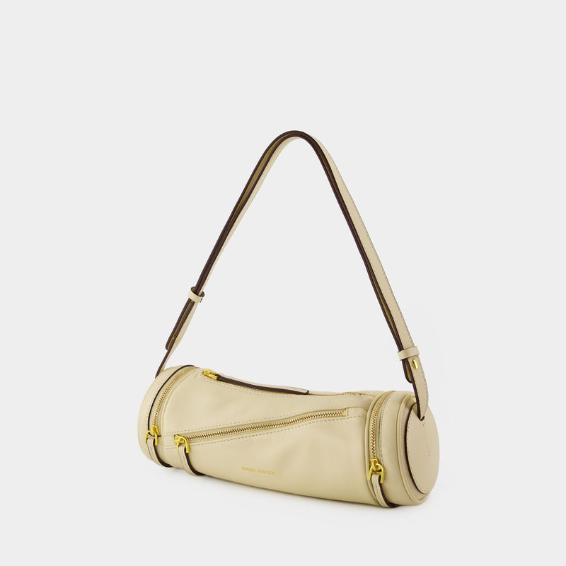 Cylinder 23 Bag - Manu Atelier - Leather - Beige