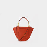 Hortensia Bag Mini in Orange Leather