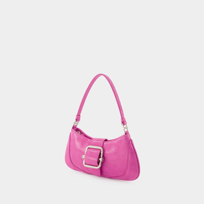 Vintage-Guess Shoulder Bag-Fuschia-Pink-Hot Pink Purse-Guess Purse