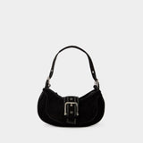 Hobo Brocle Bag - Osoi - Leather - Black