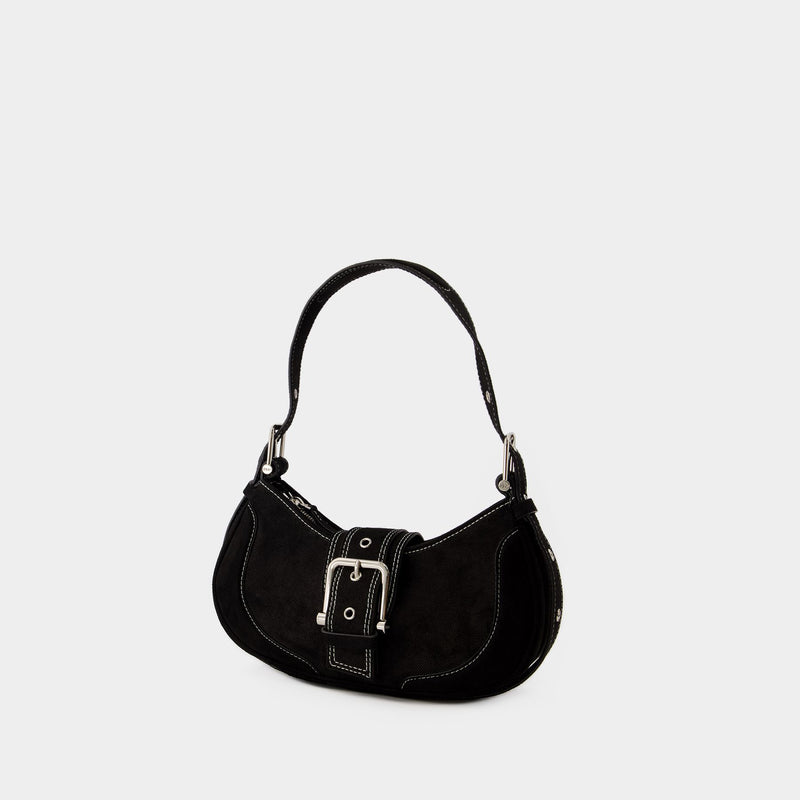 Hobo Brocle Bag - Osoi - Leather - Black