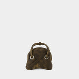 Mini Circle Bag - Osoi - Leather - Brown