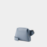 Mini Brot Crossbody Bag - Osoi - Leather - Grey