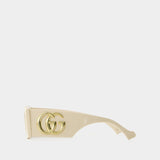 Sunglasses - Gucci - Ivory/Brown
