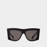 Sunglasses - Bottega Veneta - Black/Grey