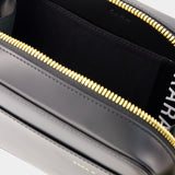 Phone Cord Bag - Kara - Leather - Black