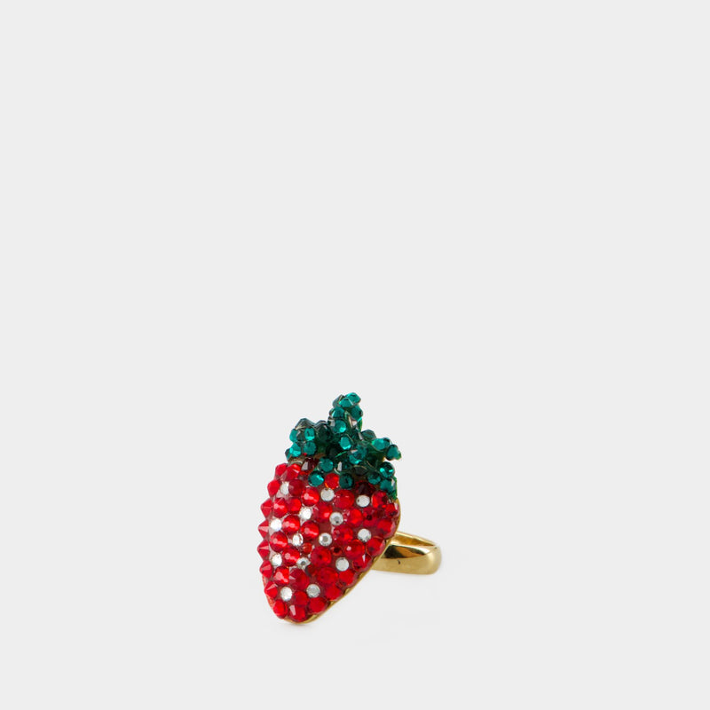 Strawberry Ring - Shourouk - Brass - Multi