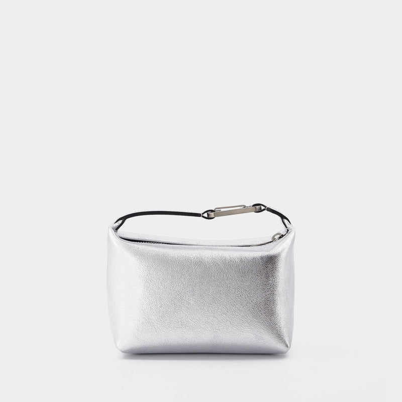 Moonbag bag in Silver Leather