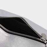 Moonbag bag in Silver Leather