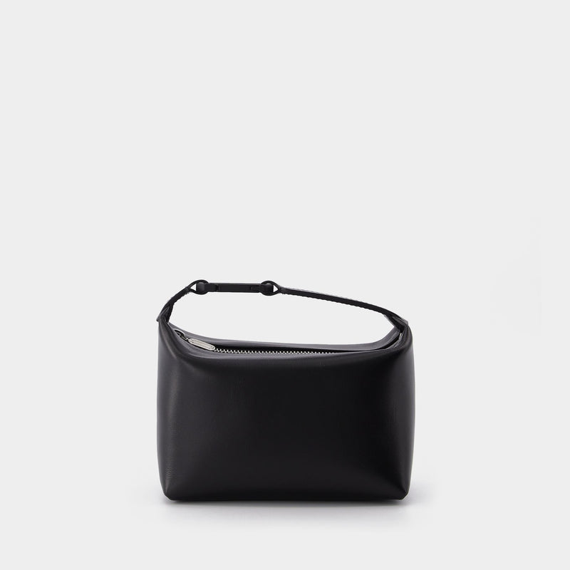 Moonbag bag in Black Leather