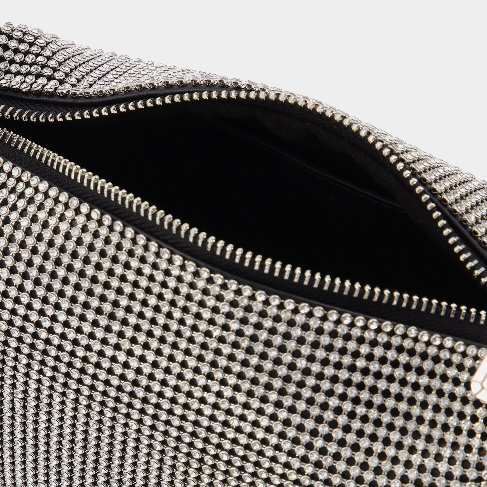 【関税込み】Moonbag bag in Black Leather and Crystal Moonbag bag in Black Leather and Crystal