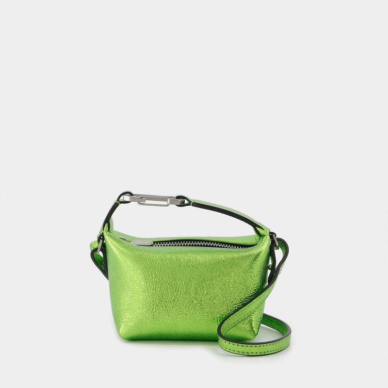 Leather green bag sale