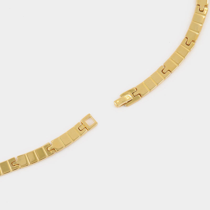 Slot Gold-Plated Necklace