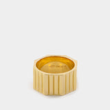 Octagonal Ring Core Gold-Plated