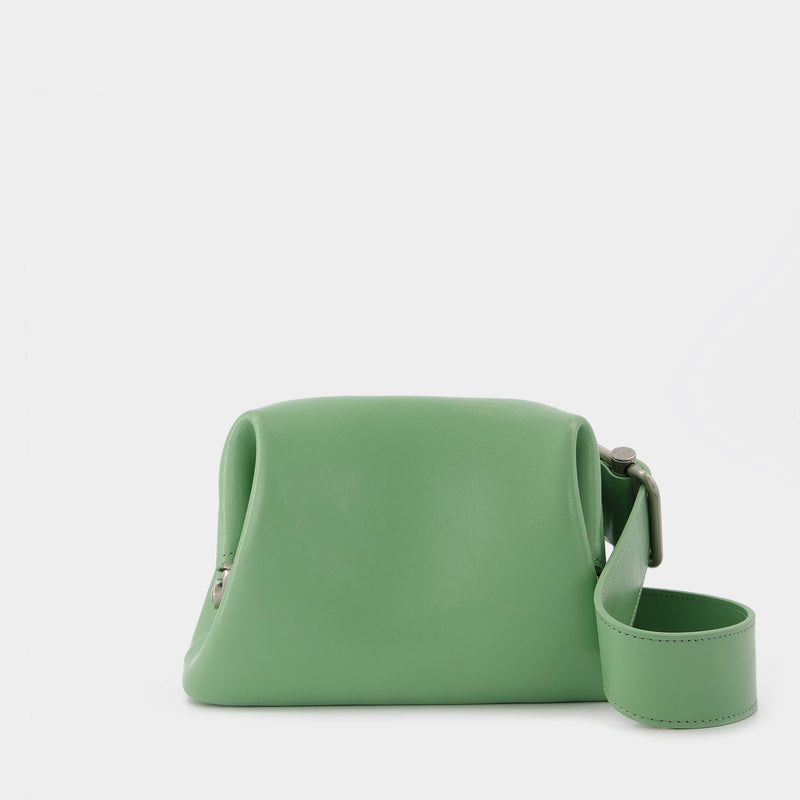 Pecan Brot Bag in Green Leather