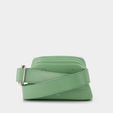 Pecan Brot Bag in Green Leather