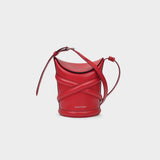 The Curve Bag in Red Leather