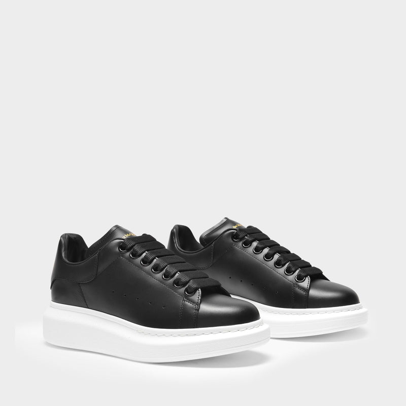 Oversized Sneakers - Alexander Mcqueen - Leather - Black