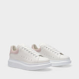 Oversized Sneakers - Alexander Mcqueen - White/Patchouli - Leather