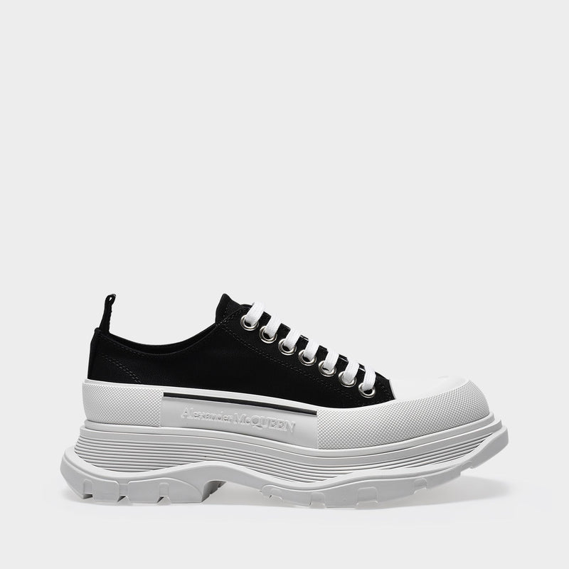 Tread Slick Sneakers in Black Polyester